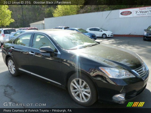 2012 Lexus ES 350 in Obsidian Black