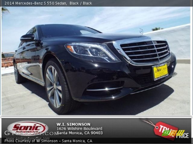 2014 Mercedes-Benz S 550 Sedan in Black