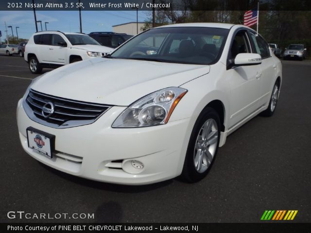 2012 Nissan Altima 3.5 SR in Winter Frost White