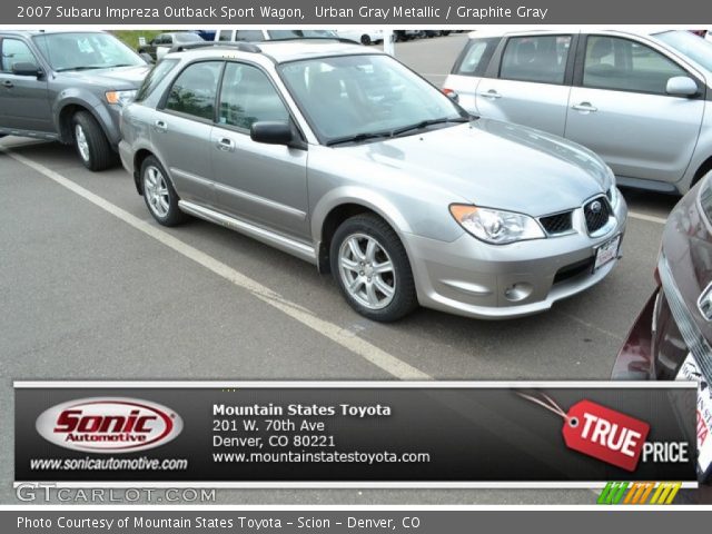2007 Subaru Impreza Outback Sport Wagon in Urban Gray Metallic
