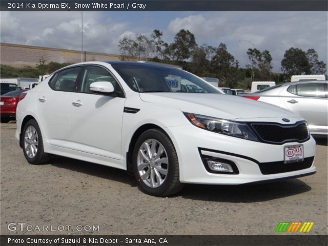 2014 Kia Optima EX in Snow White Pearl