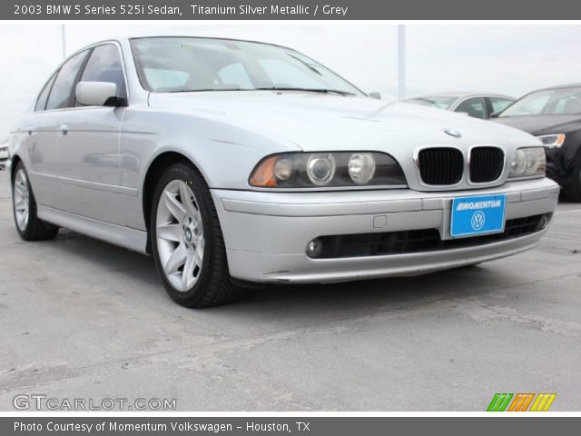 2003 BMW 5 Series 525i Sedan in Titanium Silver Metallic