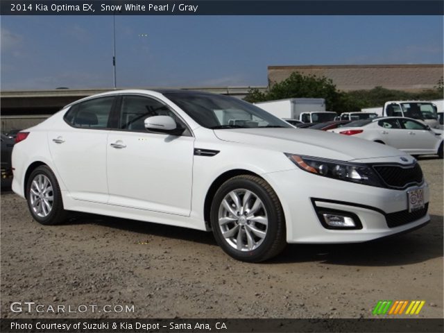 2014 Kia Optima EX in Snow White Pearl