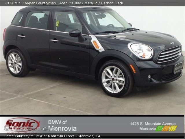 2014 Mini Cooper Countryman in Absolute Black Metallic