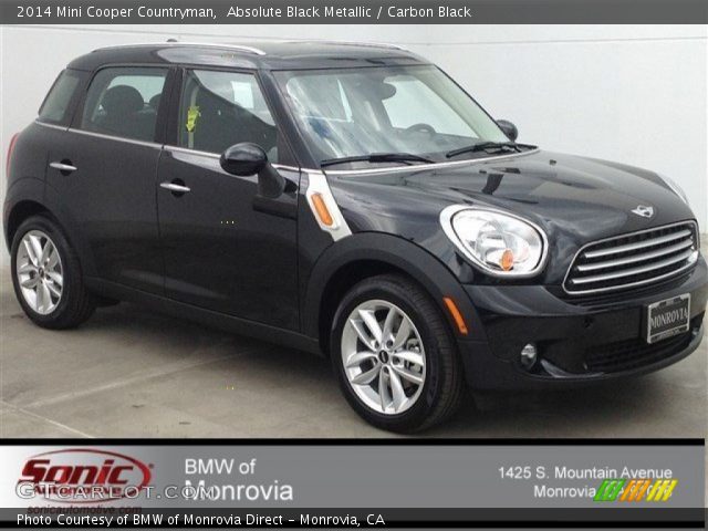 2014 Mini Cooper Countryman in Absolute Black Metallic