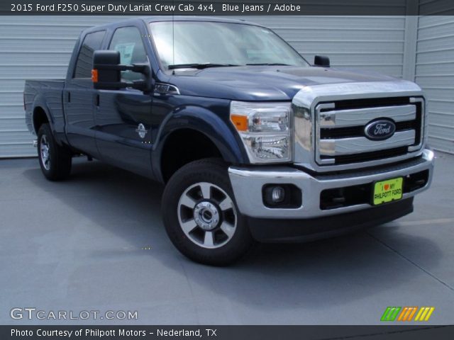 2015 Ford F250 Super Duty Lariat Crew Cab 4x4 in Blue Jeans