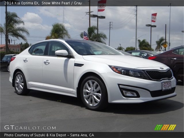 2014 Kia Optima EX in Snow White Pearl