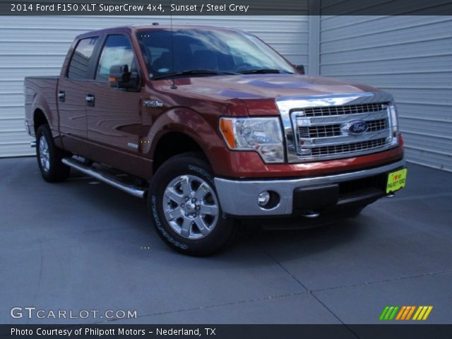 2014 Ford F150 XLT SuperCrew 4x4 in Sunset