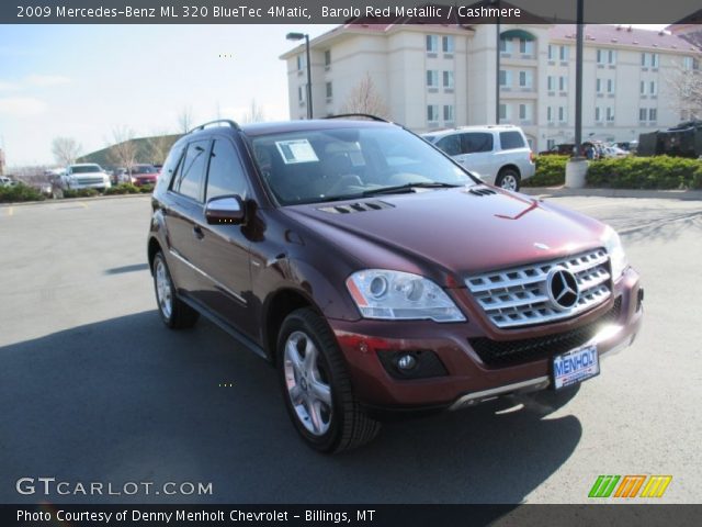 2009 Mercedes-Benz ML 320 BlueTec 4Matic in Barolo Red Metallic