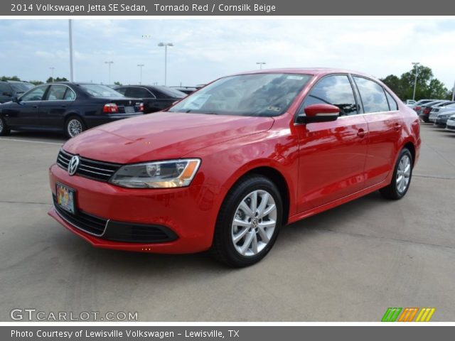 2014 Volkswagen Jetta SE Sedan in Tornado Red