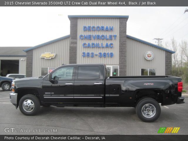 2015 Chevrolet Silverado 3500HD LTZ Crew Cab Dual Rear Wheel 4x4 in Black