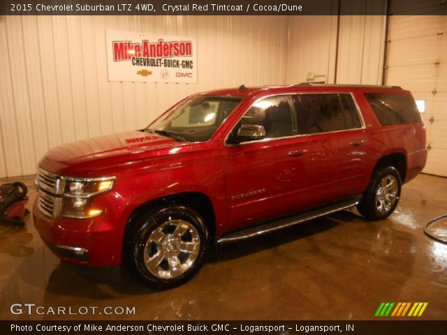 2015 Chevrolet Suburban LTZ 4WD in Crystal Red Tintcoat