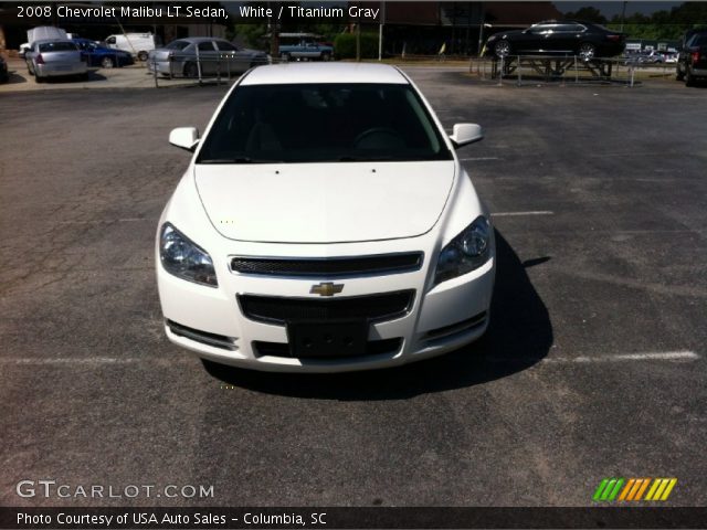 2008 Chevrolet Malibu LT Sedan in White