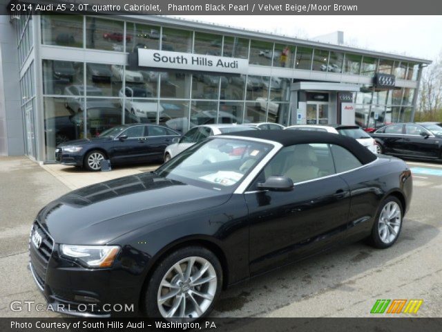 2014 Audi A5 2.0T quattro Cabriolet in Phantom Black Pearl