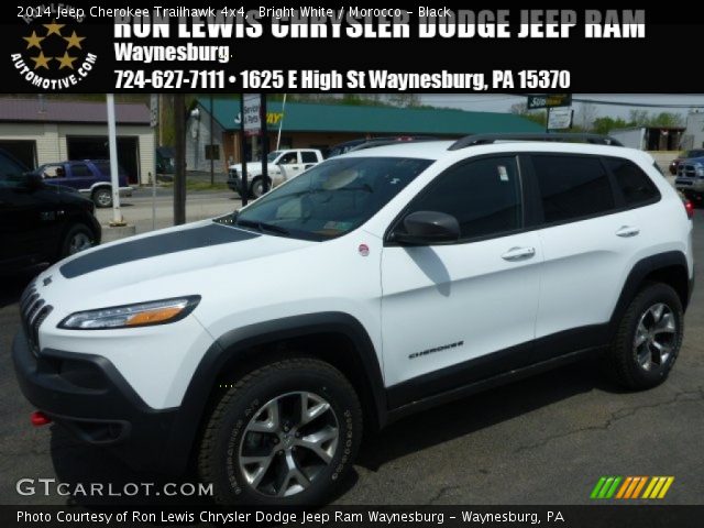 2014 Jeep Cherokee Trailhawk 4x4 in Bright White