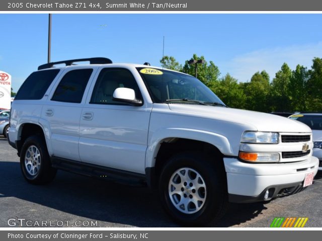 2005 Chevrolet Tahoe Z71 4x4 in Summit White