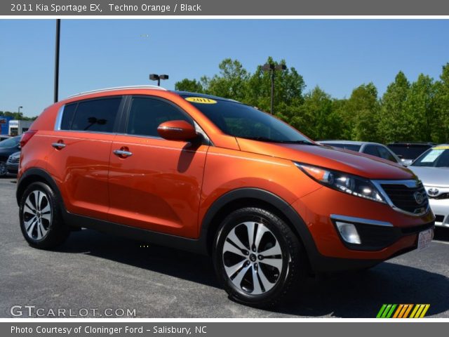 2011 Kia Sportage EX in Techno Orange