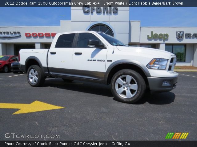2012 Dodge Ram 1500 Outdoorsman Crew Cab 4x4 in Bright White