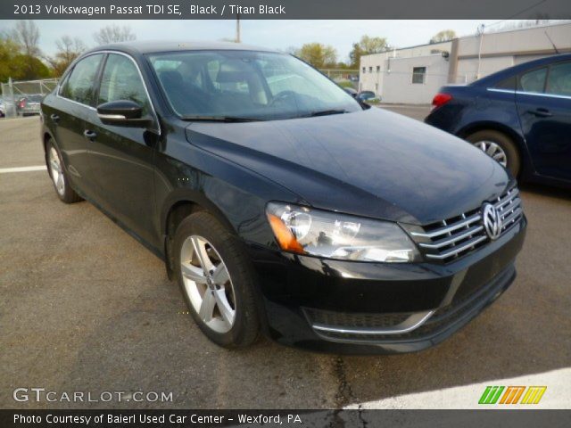 2013 Volkswagen Passat TDI SE in Black