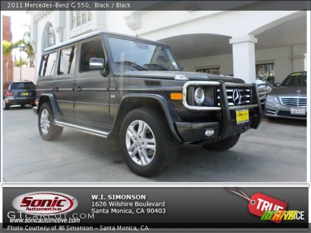 2011 Mercedes-Benz G 550 in Black