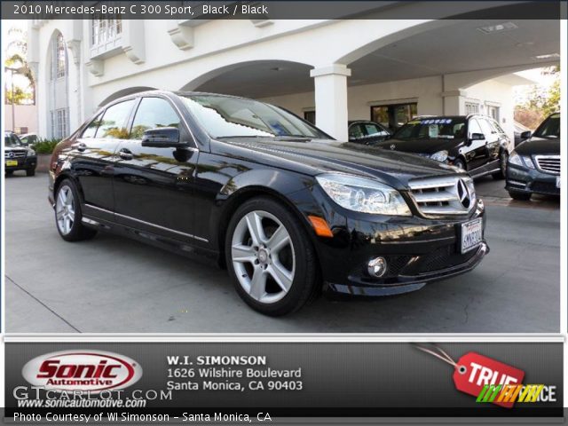 2010 Mercedes-Benz C 300 Sport in Black