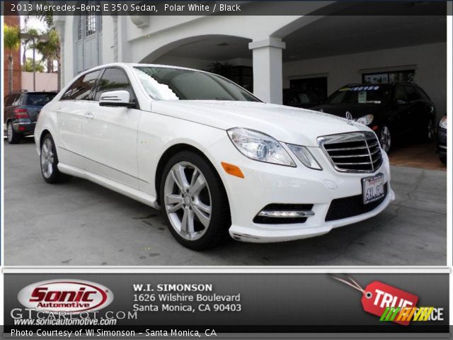 2013 Mercedes-Benz E 350 Sedan in Polar White