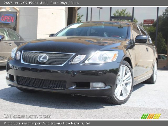 2007 Lexus GS 450h Hybrid in Black Onyx