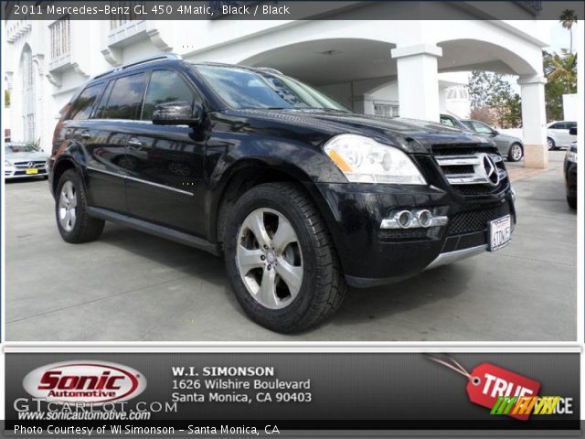 2011 Mercedes-Benz GL 450 4Matic in Black