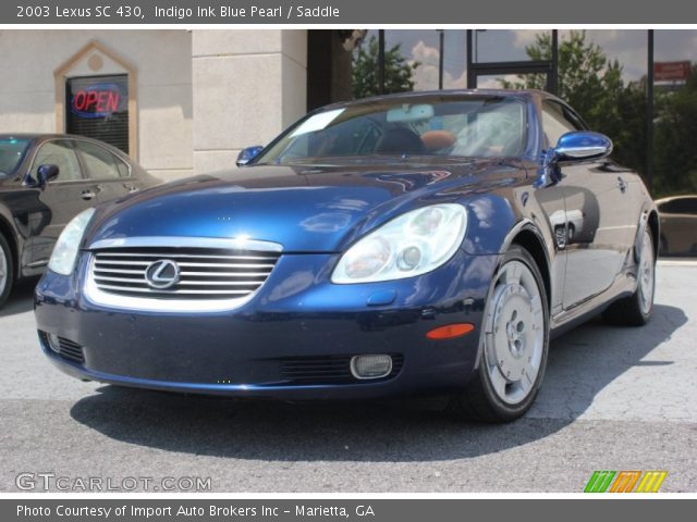 2003 Lexus SC 430 in Indigo Ink Blue Pearl