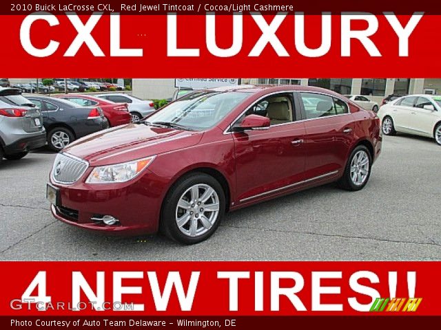 2010 Buick LaCrosse CXL in Red Jewel Tintcoat