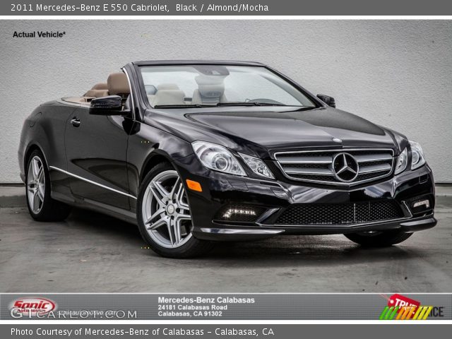 2011 Mercedes-Benz E 550 Cabriolet in Black