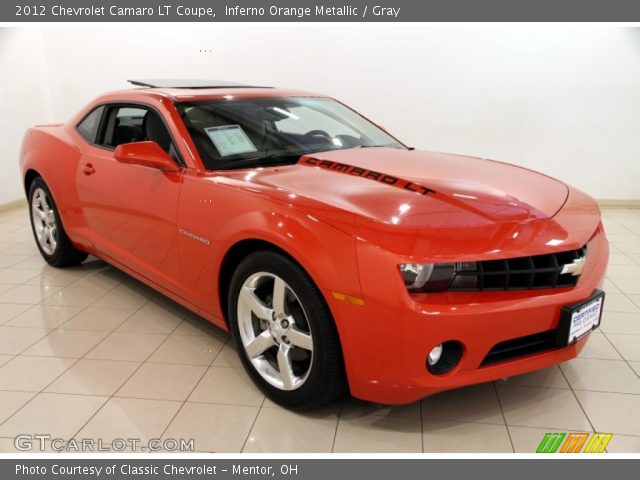 2012 Chevrolet Camaro LT Coupe in Inferno Orange Metallic