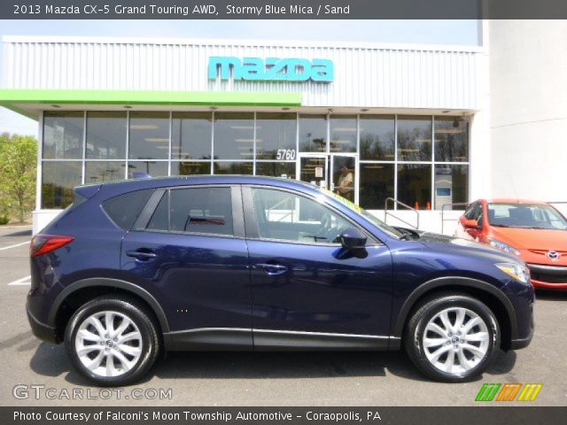 2013 Mazda CX-5 Grand Touring AWD in Stormy Blue Mica