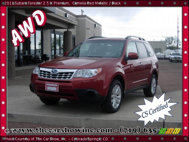 2011 Subaru Forester 2.5 X Premium in Camelia Red Metallic