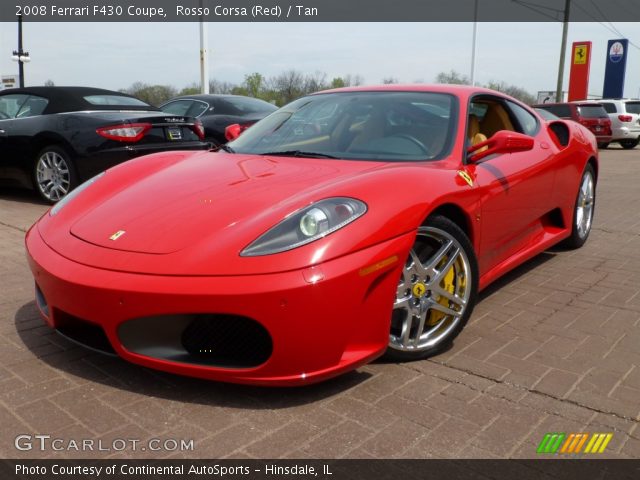 2008 Ferrari F430 Coupe in Rosso Corsa (Red)