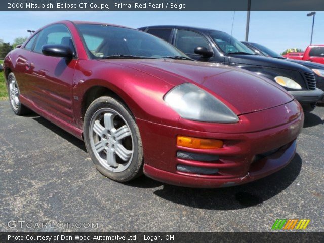 2000 Mitsubishi Eclipse GT Coupe in Primal Red Pearl