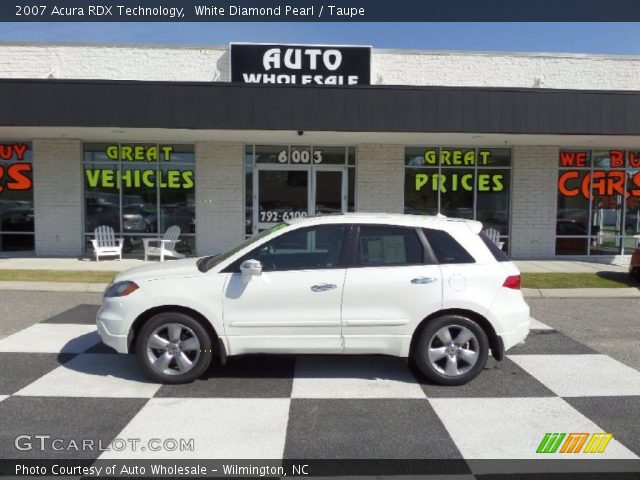 2007 Acura RDX Technology in White Diamond Pearl