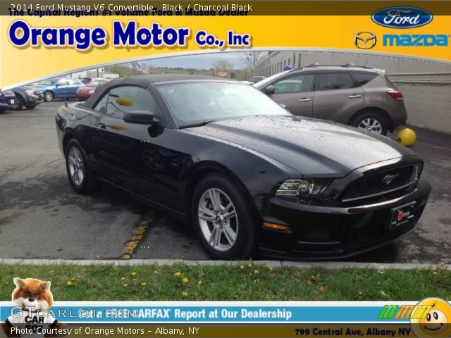 2014 Ford Mustang V6 Convertible in Black