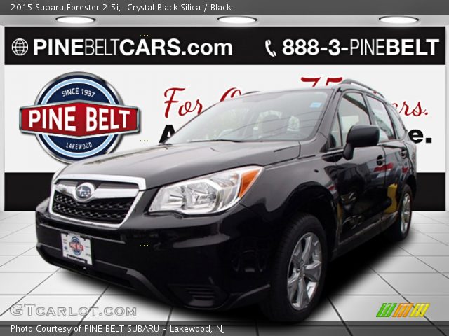 2015 Subaru Forester 2.5i in Crystal Black Silica
