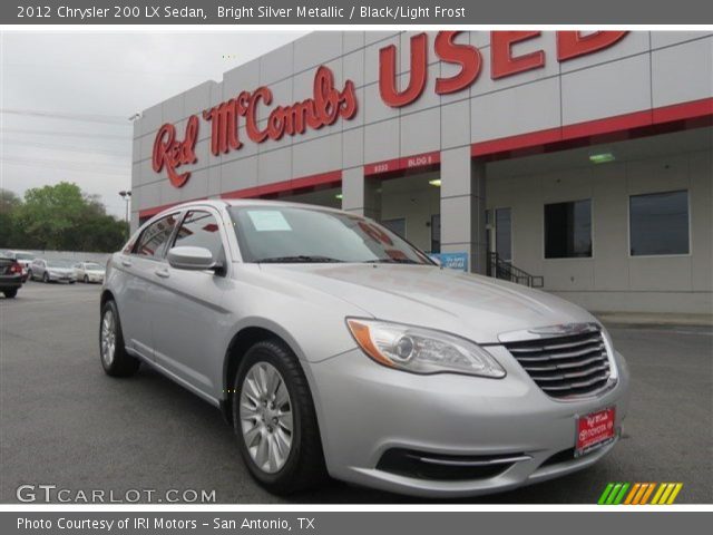 2012 Chrysler 200 LX Sedan in Bright Silver Metallic