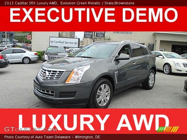 2013 Cadillac SRX Luxury AWD in Evolution Green Metallic