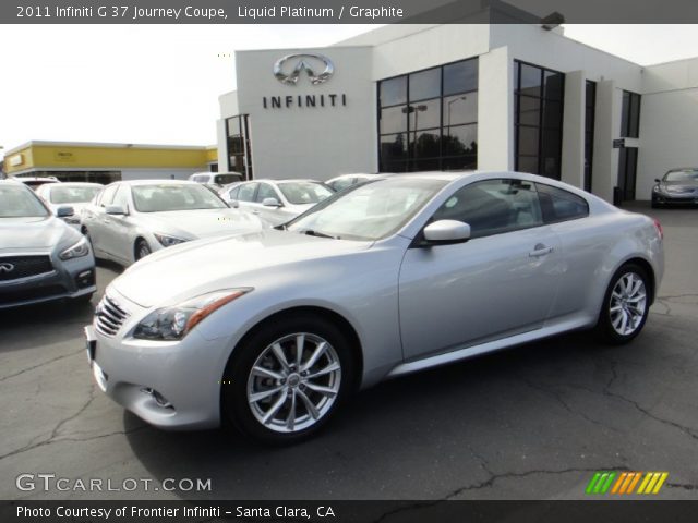 2011 Infiniti G 37 Journey Coupe in Liquid Platinum