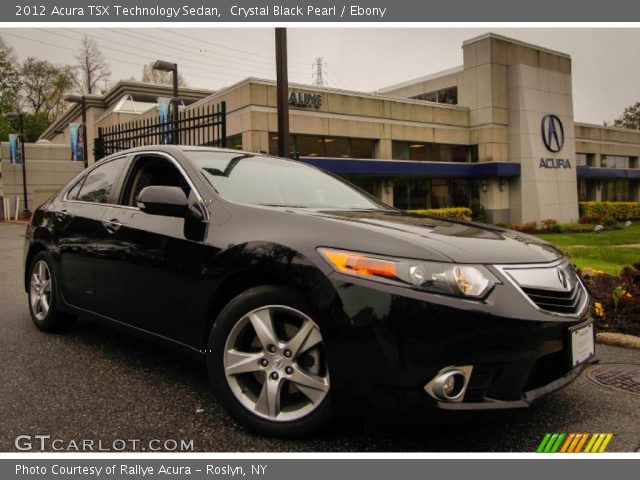 2012 Acura TSX Technology Sedan in Crystal Black Pearl