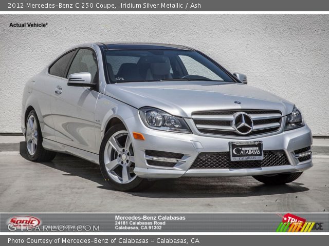 2012 Mercedes-Benz C 250 Coupe in Iridium Silver Metallic
