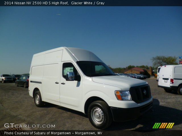 2014 Nissan NV 2500 HD S High Roof in Glacier White