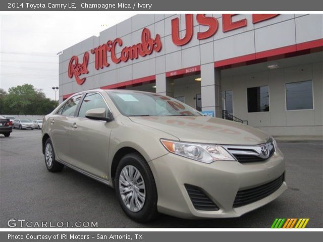 2014 Toyota Camry LE in Champagne Mica