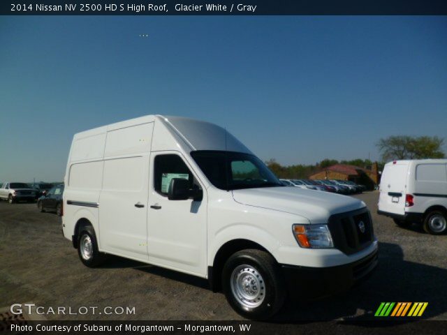 2014 Nissan NV 2500 HD S High Roof in Glacier White