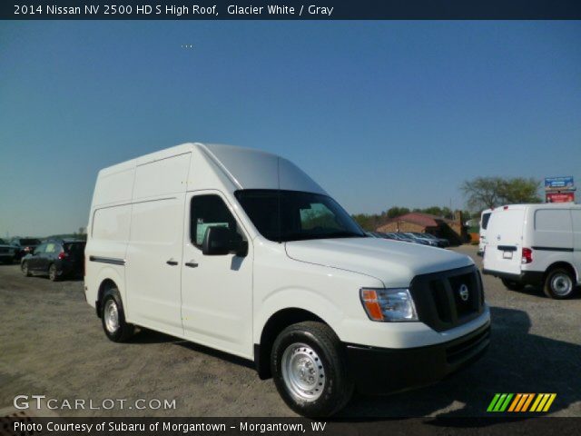 2014 Nissan NV 2500 HD S High Roof in Glacier White