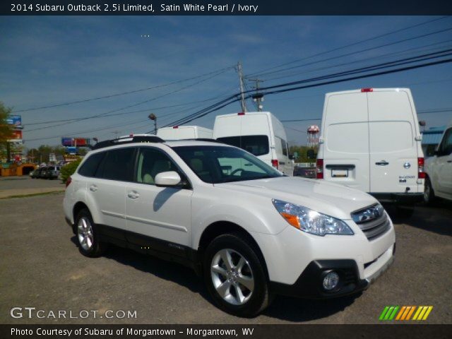 2014 Subaru Outback 2.5i Limited in Satin White Pearl