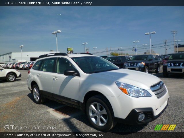 2014 Subaru Outback 2.5i in Satin White Pearl